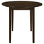 3 Piece Dining Set With Drop Leaf Table And Upholstered Chairs
