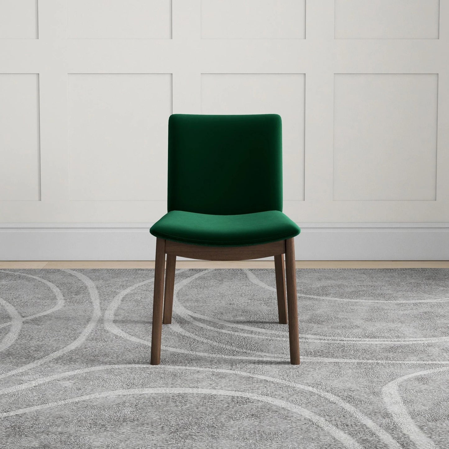 Laura - Mid-Century Modern Solid Wood Dining Chair (Set of 2)