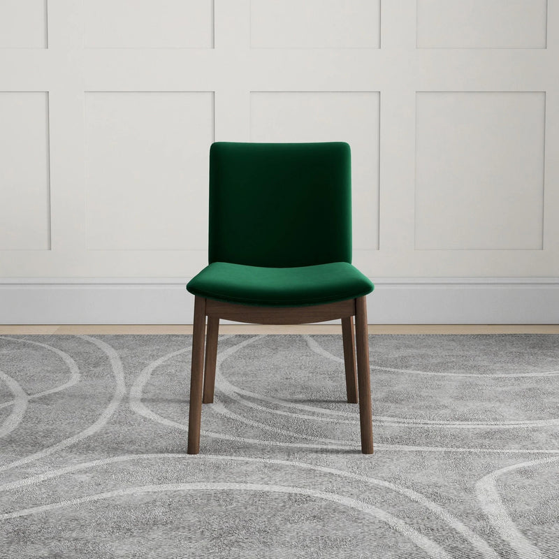 Laura - Mid-Century Modern Solid Wood Dining Chair (Set of 2)