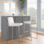 Fuji - Contemporary And Modern Elegance High Back Barstool
