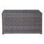 Wicker Outdoor Sectional With Weather Resistant Cushions And Table