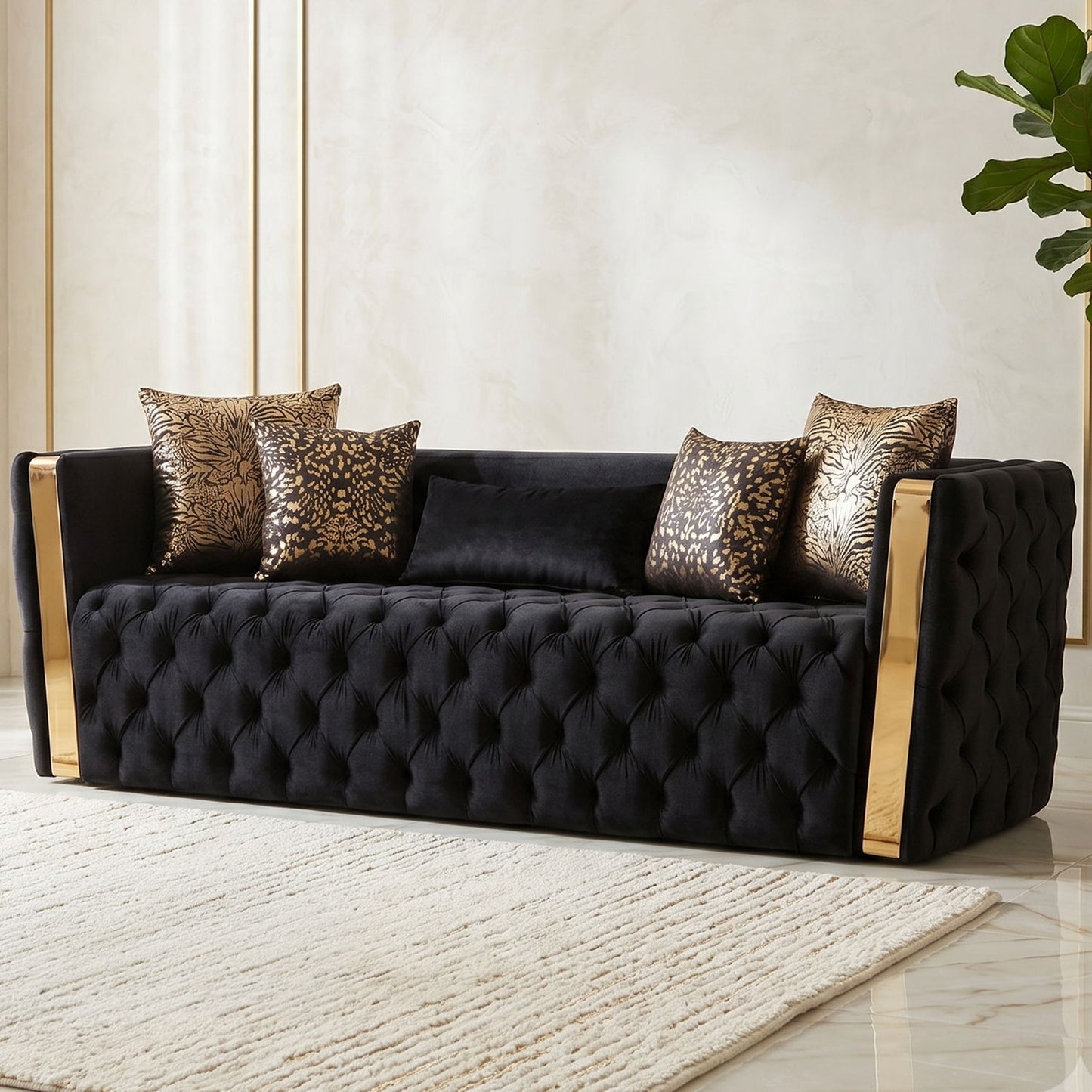 Naomi - Button Tufted Sofa