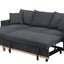 Colton - Reversible Sleeper Sectional Sofa With Storage Chaise - Dark Gray