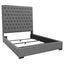 Copper - Tufted Upholstered Panel Bed