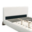 Elegant Boucle Upholstered Bed With Solid Wood Legs