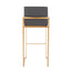 Fuji - Contemporary Design High Back Barstool