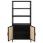 Kenneth - 3 Shelf Radio Weave Accent Cabinet