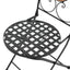 Lambert - Outdoor Chat Set - Black / Red
