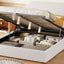 Upholstered Platform Bed With Hydraulic Storage System