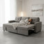 Convertible L Shaped Sectional Sleeper Sofa Bed, Saving Pull Out Couch