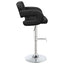 Adjustable Bar Stool With Upholstery