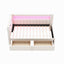 Upholstered Platform Bed With USB Ports And LED Belt