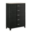 Opel - 5 Drawer Chest - Black