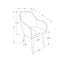 Dining Side Chair, Upholstered For Dining Room, Contemporary & Modern (Set of 2)