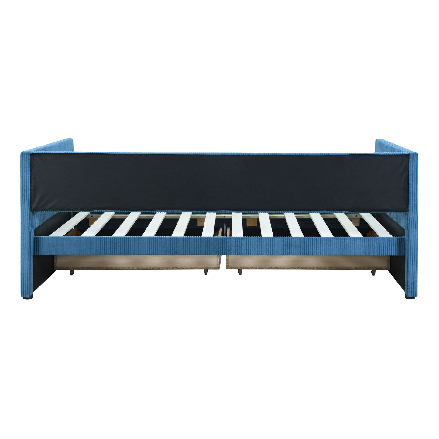 Daybed With Two Drawers And Wood Slat