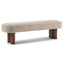Chic Indoor Upholstered Dining Bench