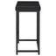 Klekner - 4 Piece Counter Height Table Set With Nesting Tables And Backless Stools - Charcoal