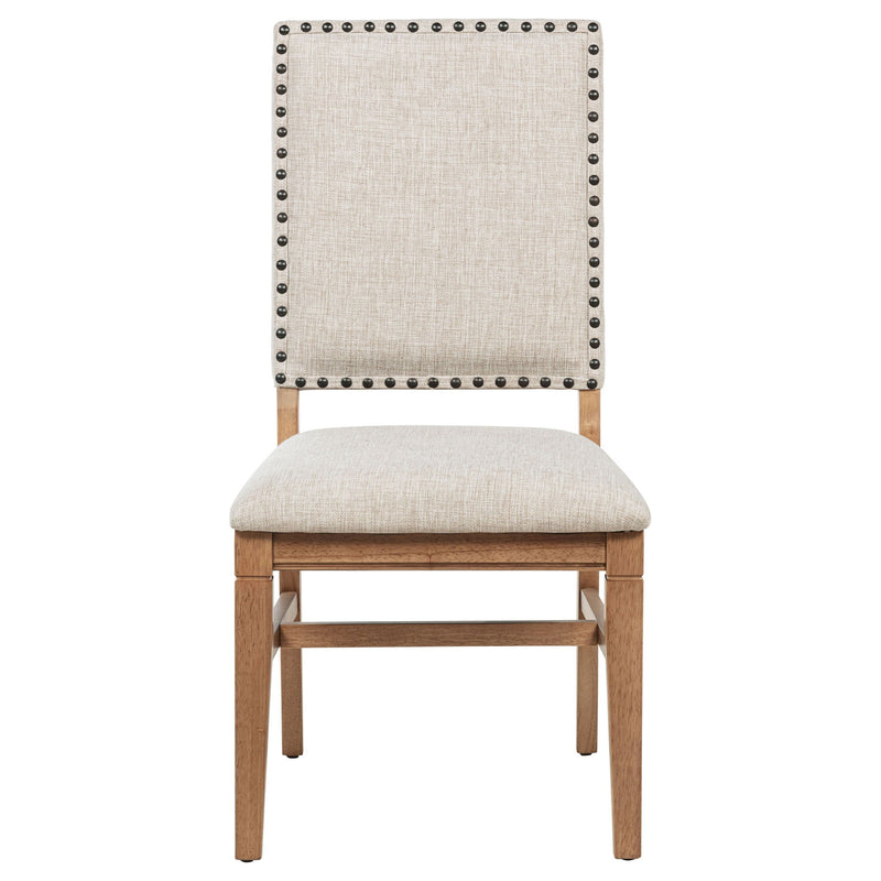 Carlos - Upholstered Dining Side Chair (Set of 2) - Natural