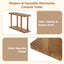 Console Table & Bottom Shelf - Walnut