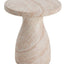 Outdoor / Indoor Travertine Side Table Lightweight