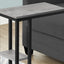 Accent Table, C - Shaped, Marble Look Contemporary & Modern Convenient Design