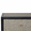 Nightstand, 3 Drawer - Black