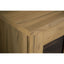 Door Accent Cabinet With Screens - Brown