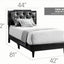 Button Tufted Bed Charming For Cozy Spaces