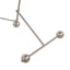 Eileen - Contemporary Floor Lamp - Nickel / White