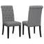 Tufted Rolled Backrest Side Chairs (Set of 2)