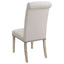Round Dining Table Set With Upholstered Chairs