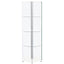 Tenley - 4 Shelf Curio Cabinet With Hexagonal Design