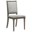 Perkins - 5 Piece Rectangular Dining Set With Chairs - Dark Brown