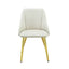 Gaines - Synthetic Leather Side Chair (Set of 2) - White