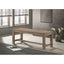 Malvika - Trestle Base Dining Bench - Brown
