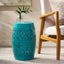 12" Outdoor Lace Cut Side Table