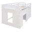 Loft Bed With Cabinet And Shelf