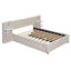 Upholstered Platform Bed With Reading Lights, Drawers, Trundle And Shelves