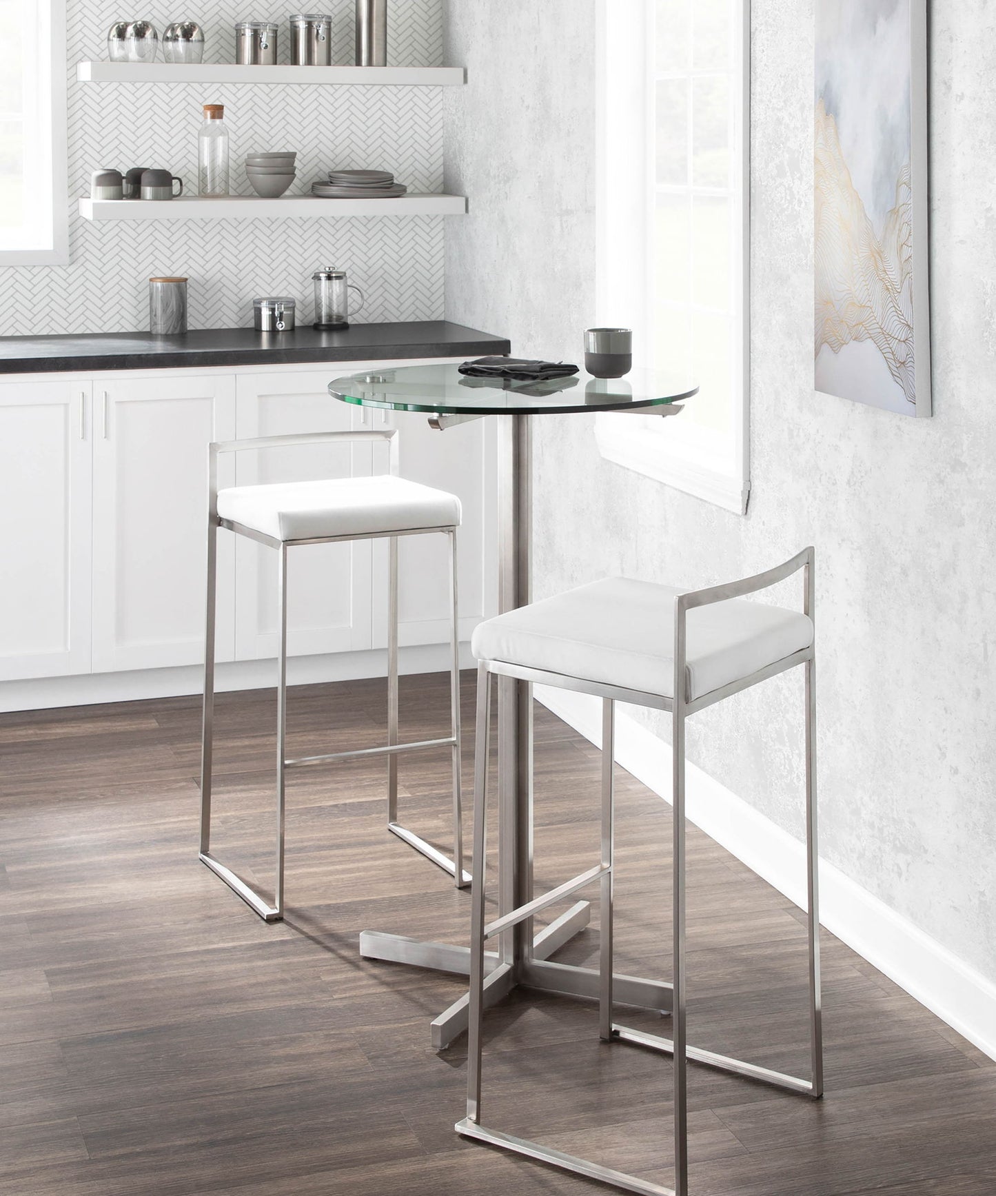 Fuji - Contemporary And Elegant Design Stackable Barstool