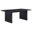 Mason - Removable Extension Leaf Dining Table - Black