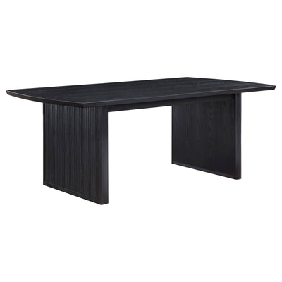 Mason - Removable Extension Leaf Dining Table - Black