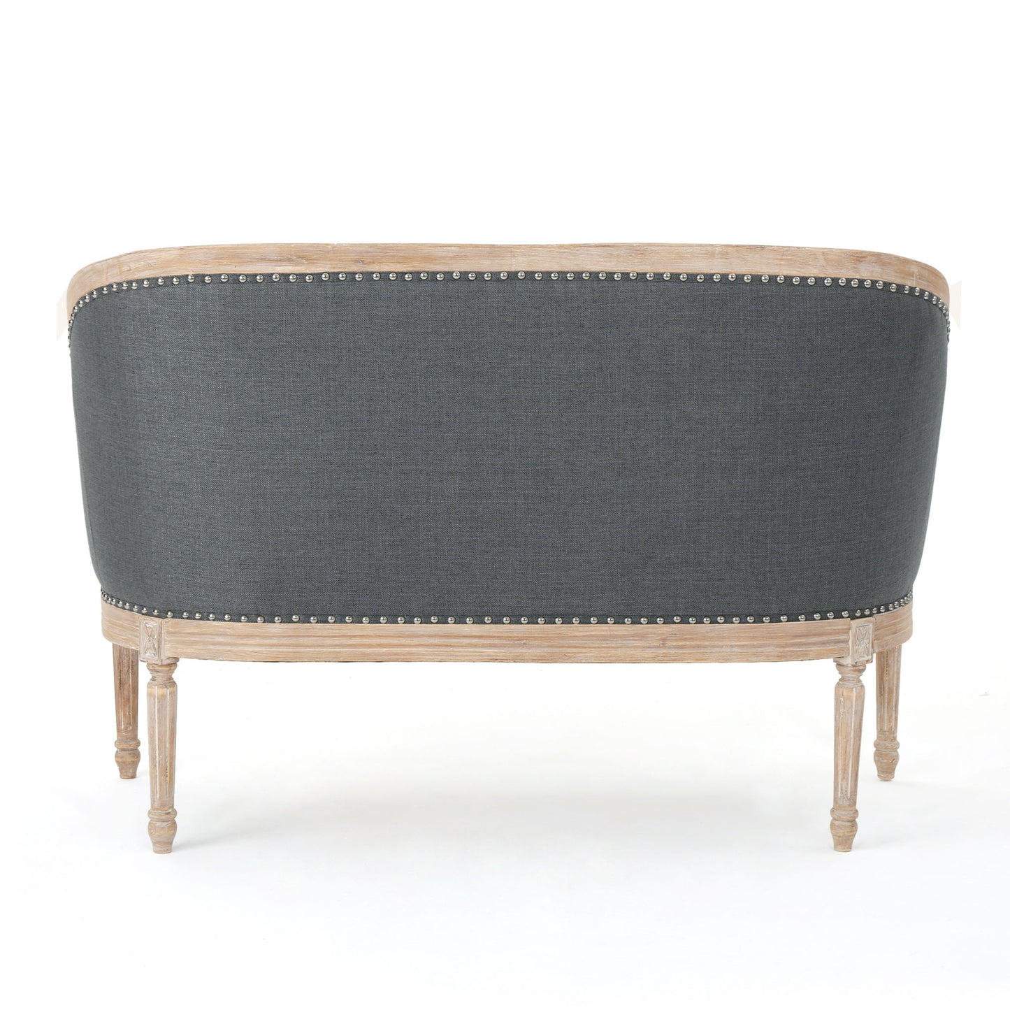 French Country Chesterfield Style Tufted Loveseat