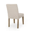 Contemporary Dining Chair With Upholstered Seating And Tapered Legs