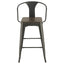 Staccato - 3 Piece Square Bar Table Set - Dark Brown