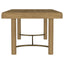 Benson - Extension Leaf Dining Table With Trestle Base - Sand