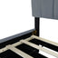 Platform UpholsteredBed With 2 Drawers And Twin Long Trundle