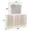 Flora - 9 Drawer Dresser With LED - Champagne