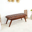Maja - Bench - Cognac / Dark Brown
