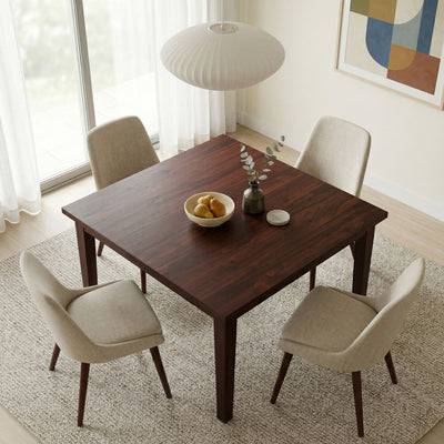 Eastwood - Square Dining Table - Java Brown