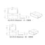 Adalid - Dresser With LED Light And Glittered Drawer Fronts - White